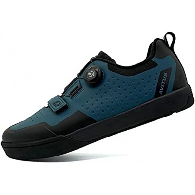 Avitus Mountain Bike Shoes MTB Shoes Clipless for Downhill and Enduro Biking Compatible with SPD Cleats.