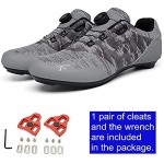 Unisex Cycling Shoes Compatible with Peloton Bike Road Biking Shoes Men's Peleton Bicycle Indoor Riding Spin Shoes with Look Delta Cleats for Men and Women SPD Clip On Spining