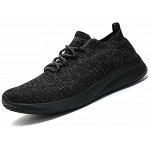 Mens Slip-on Tennis Shoes Walking Running Sneakers Lightweight Breathable Casual Soft Sole Trainers