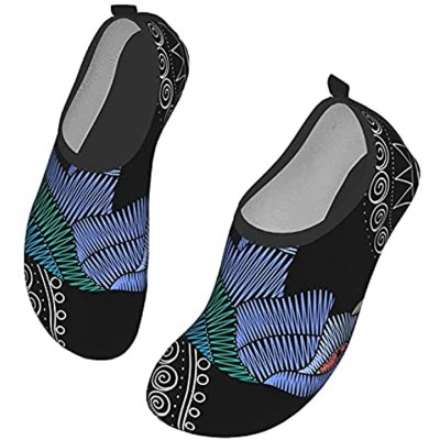 Beabes Elephant Artwork Water Shoes Zentangle Mandalas African Ethnic Indian Swirl Abstract Women's Men's Outdoor Shoes