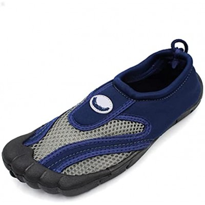 Easy USA Men's Toe Slide Aqua Socks Water Shoes