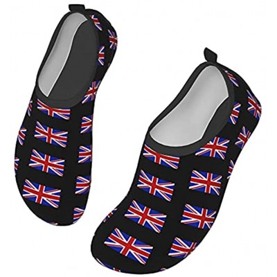 "N A" British Flag 2 Water Shoes Unisex Summer Outdoor Quick Dry Beach Aqua Yoga Socks Barefoot Shoes