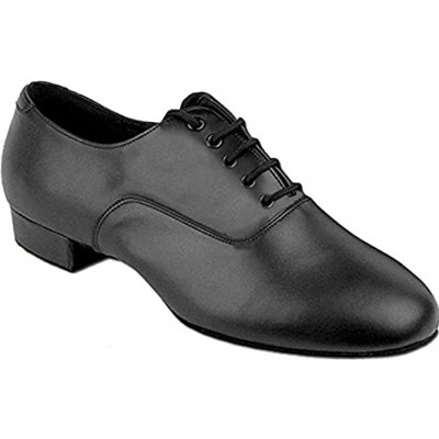 Mens Ballroom Dance Shoes Standard & Smooth Tango Wedding Salsa Shoe CD9411EB -Very Fine 1" [Bundle of 5]