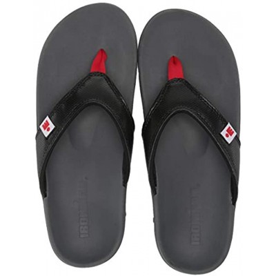 Spenco Men's HOA Sport Sandal Black Rosso 12 Medium US