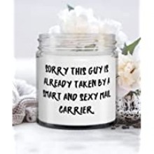 Sarcasm Husband Candle Sorry This Guy Is Already Taken by a Smart and Sexy Mail For Husband Present From Wife For Husband