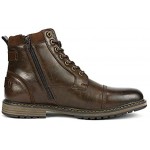 Bruno Marc Men's Motorcycle Boots Oxford Dress Boot