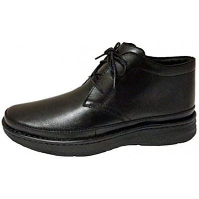 Drew Shoe Men's Keith Boots Black Leather 16 W