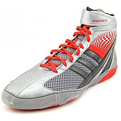 Adidas Response 3.1 Wrestling Shoes Silver Red Black 11