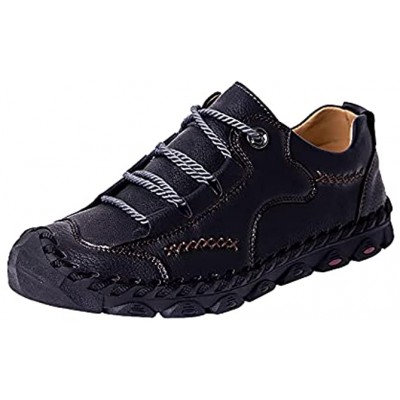 DEUVOUM Sneakers For Men Retro Cowboy Shoes Fashion All-Match Men's Summer Hiking Sneakers Solid Color Trend Men's Shoes Suede Low-Top Hiking Shoes Rubber Sole Non-Slip Walking Shoes