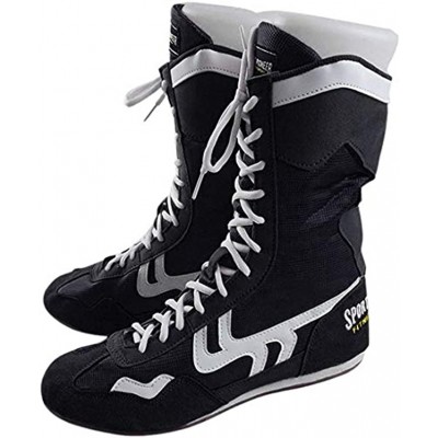 Sport Pioneer High Top Boxing Shoes Boxer Boots for Men Women Kids Red