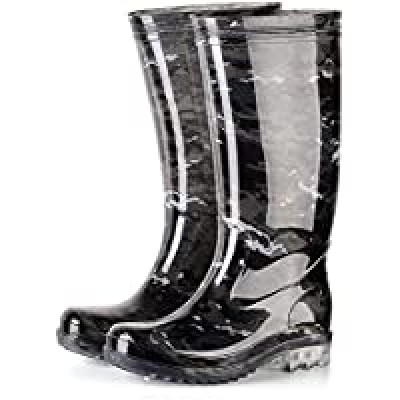 SYZHIWUJIA Rain Boots Man Knee High Rubber Rainboots Camo Waterproof Rubber Boots for Garden Man Rain Footwear Outdoor Boots Children's rain Boots Color : Gray Camouflage Size : 45