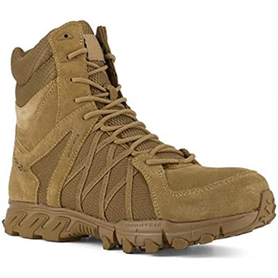 Reebok Men's Trailgrip Safety Toe 8" Tactical Boot with Side Zipper