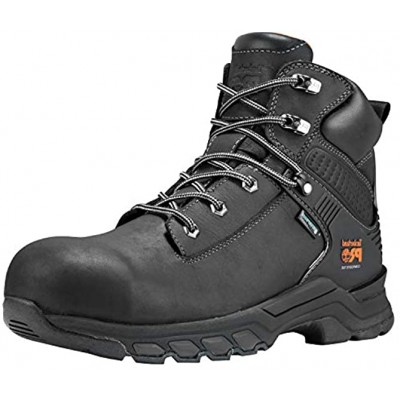 Timberland PRO Men's Hypercharge TRD 6" Composite Safety Toe Waterproof Industrial Hiking Work Boot