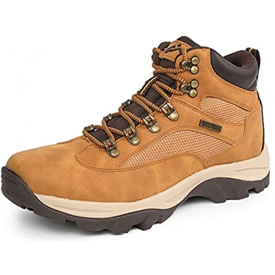 CC-Los Men's Waterproof Hiking Boots Work Boots Lightweight & All Day Comfort