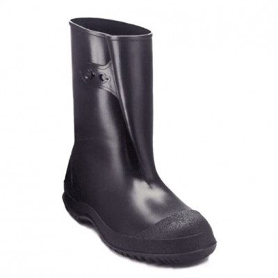 TINGLEY mens Workbrute 10" Overshoe rain boots Black Small 6.5 8 W US